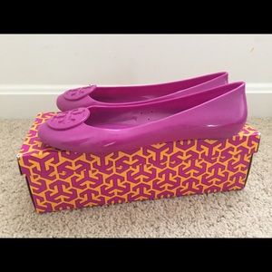 Tori Burch jelly flats